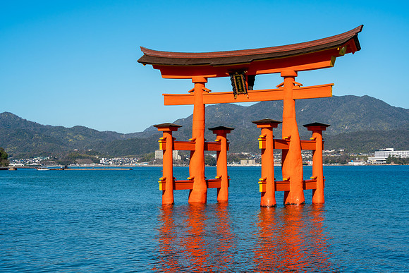 Itsukushima Torri Gate Miyajima Island