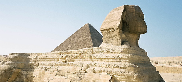 Sphinx and Pyramid, Egypt