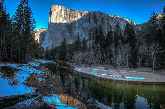 El Capitan at sunrise.