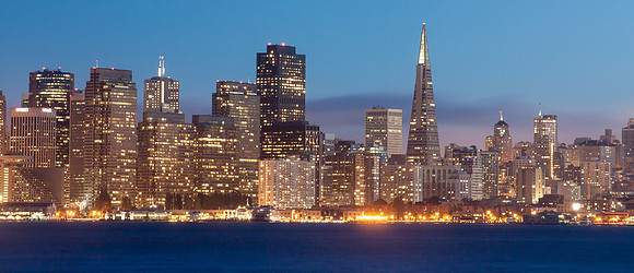 San Francisco skyline from Treasure Island