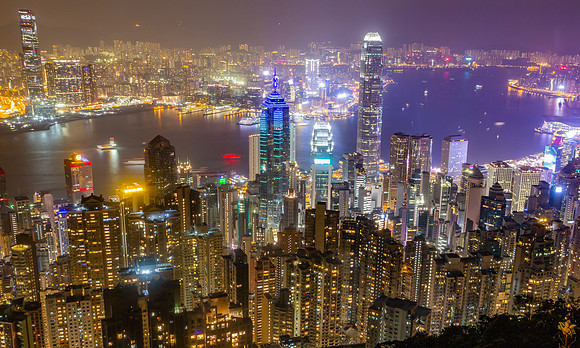 Hong Kong Skyline from Victoria Peak