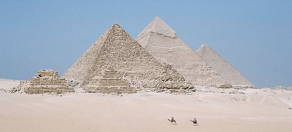 Pyramids of Giza, Cairo, Egypt.