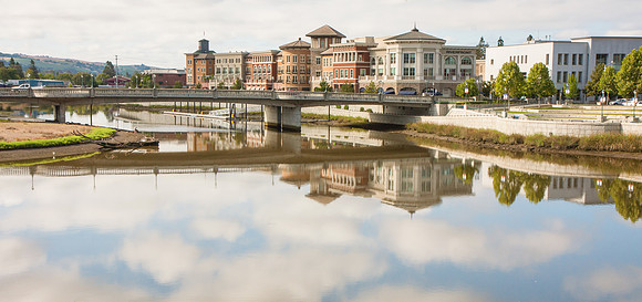 Napa City and River