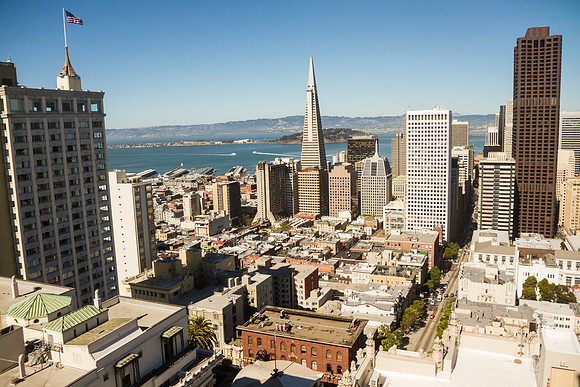 San Francisco Skyline from Top of the Mark