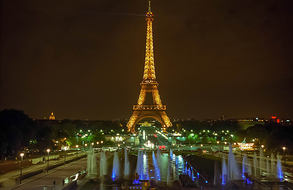 Eiffel Tower from Trocadero.