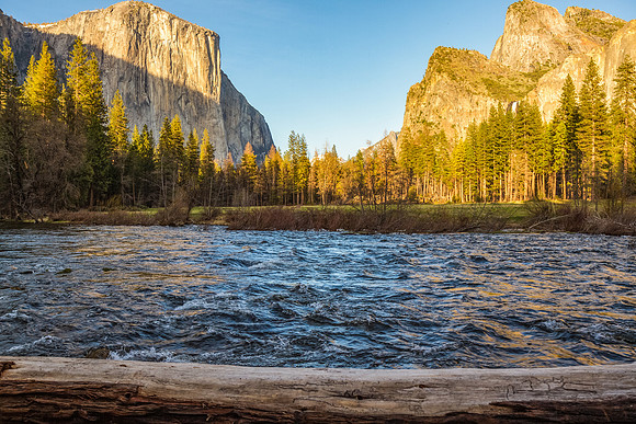 Yosemite Valley View at Sunset