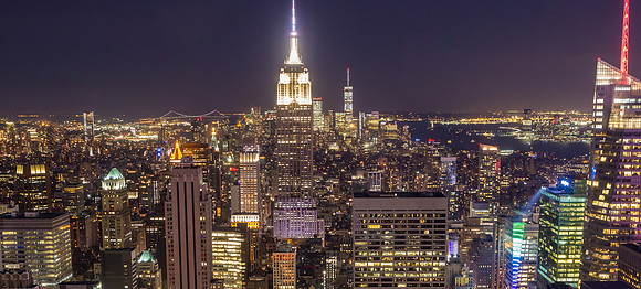 NYC Skyline at night