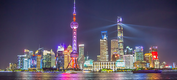 Pudong Skyline, Shanghai, China.