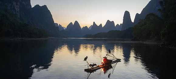 Cormorant Fisherman, Guilin, China.