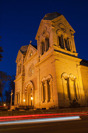 St. Francis Cathedral at Twilight