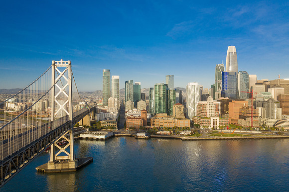 Aerial view of San Francisco, California