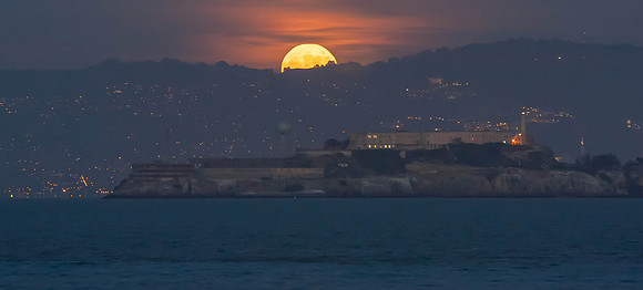 Alcatraz full moon