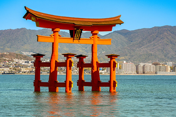 Itsukushima Torri Gate Miyajima Island